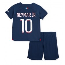 Paris Saint-Germain Neymar Jr #10 Hemmaställ Barn 2023-24 Korta ärmar (+ Korta byxor)